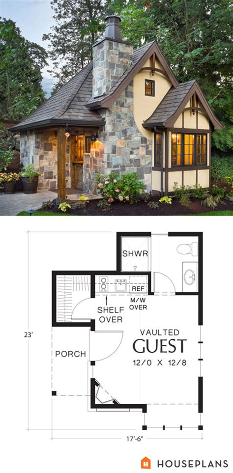 small tudor house plan.